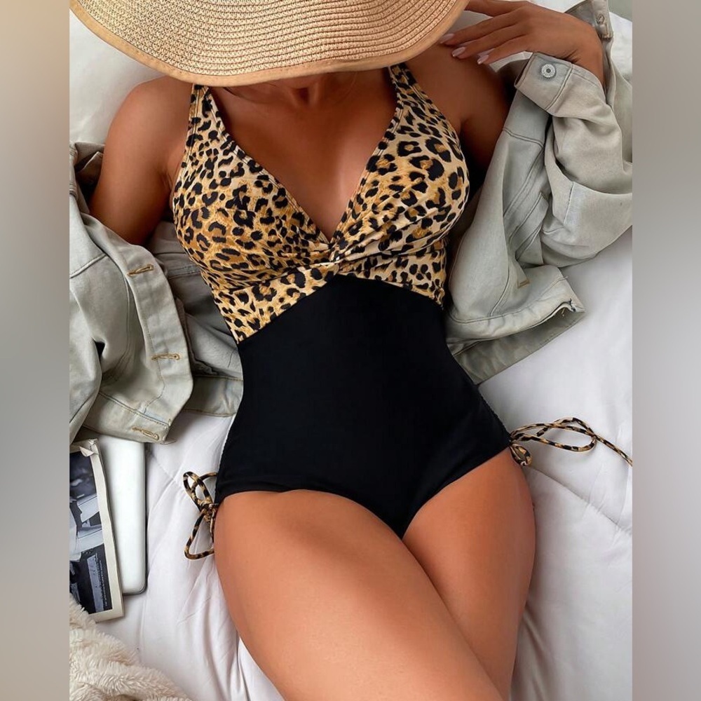 One Piece Bathing Suit for Women Vintage Womens Swimsuits Tummy Control Retro L